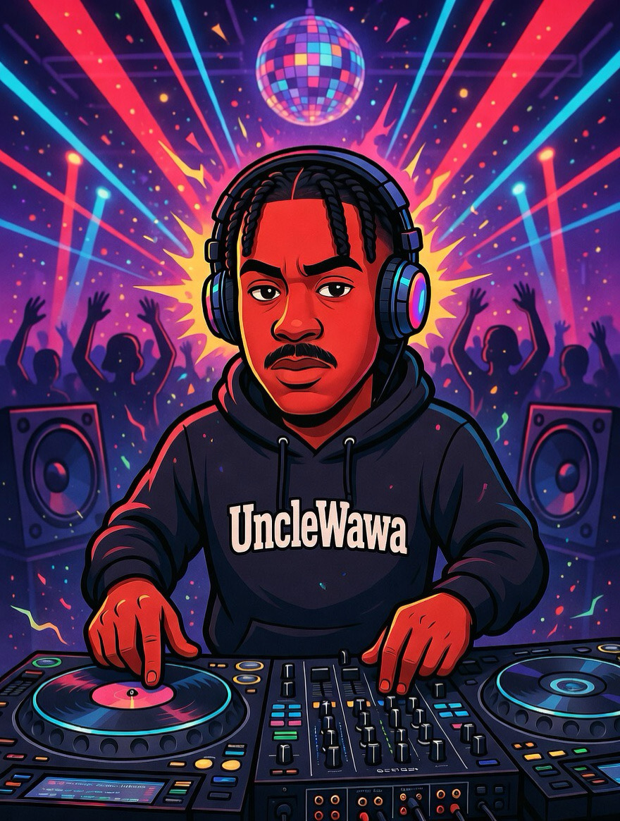 Uncle Wawa DJing